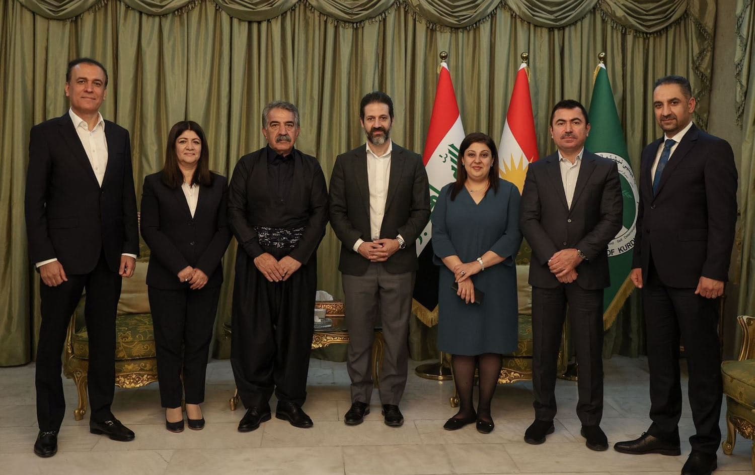PUK team in the Kurdistan Regional Government (KRG). Photo: handout