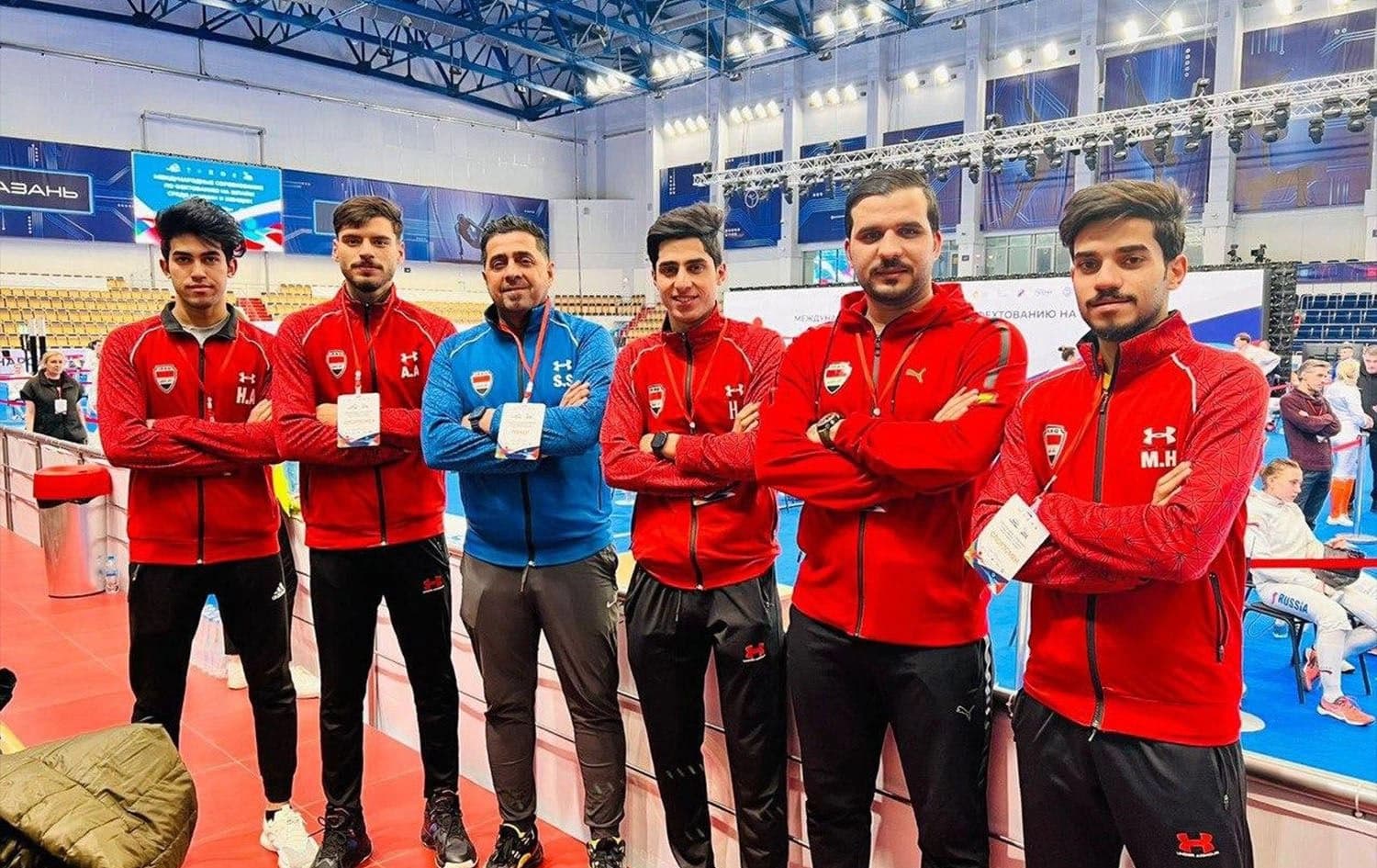 The Iraqi national fencing team. Photo: Iraqi Fencing Federation