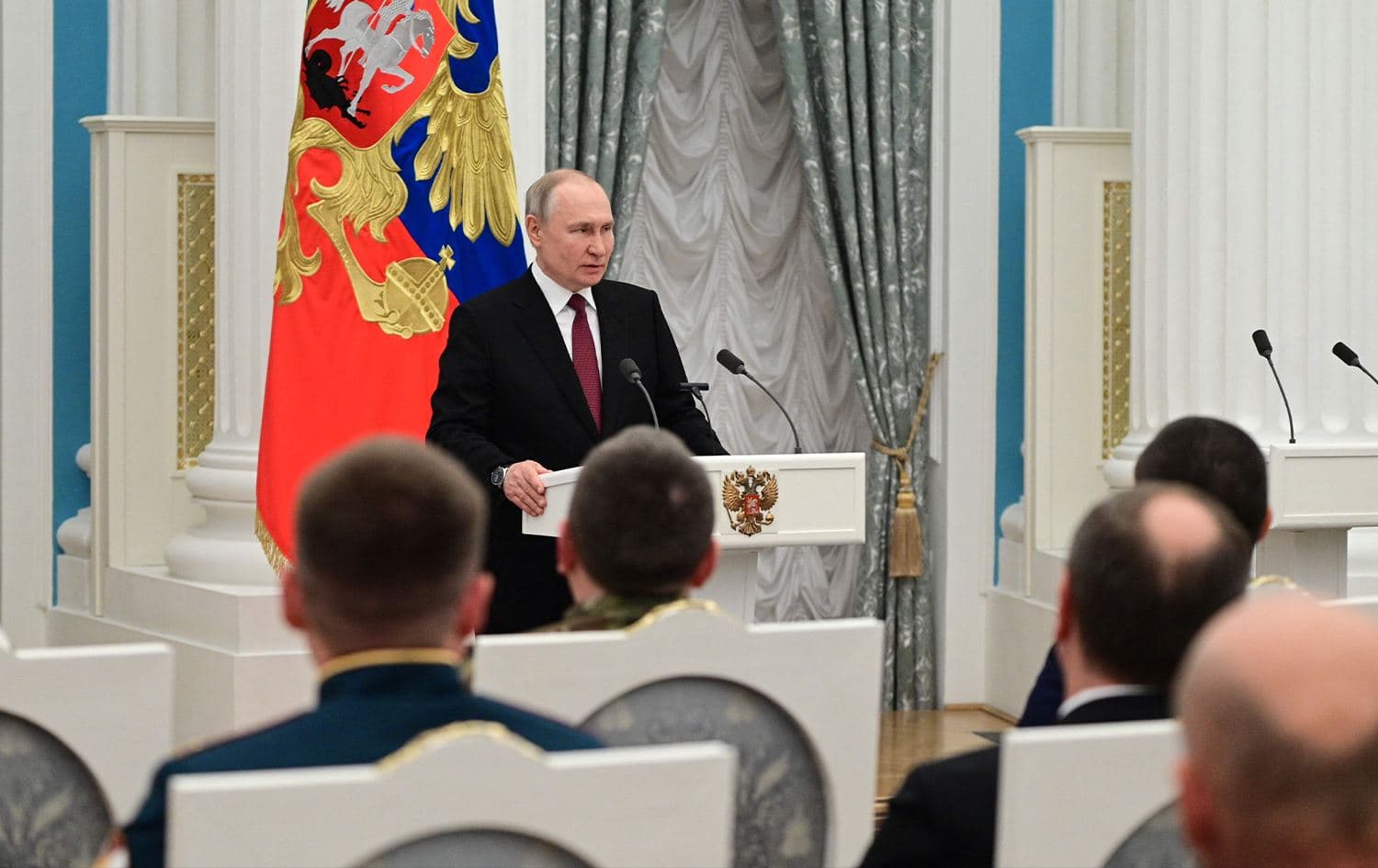 ڤلادیمیر پووتین، سەرۆکی رووسیا. وێنە: Pavel Byrkin / SPUTNIK / AFP
