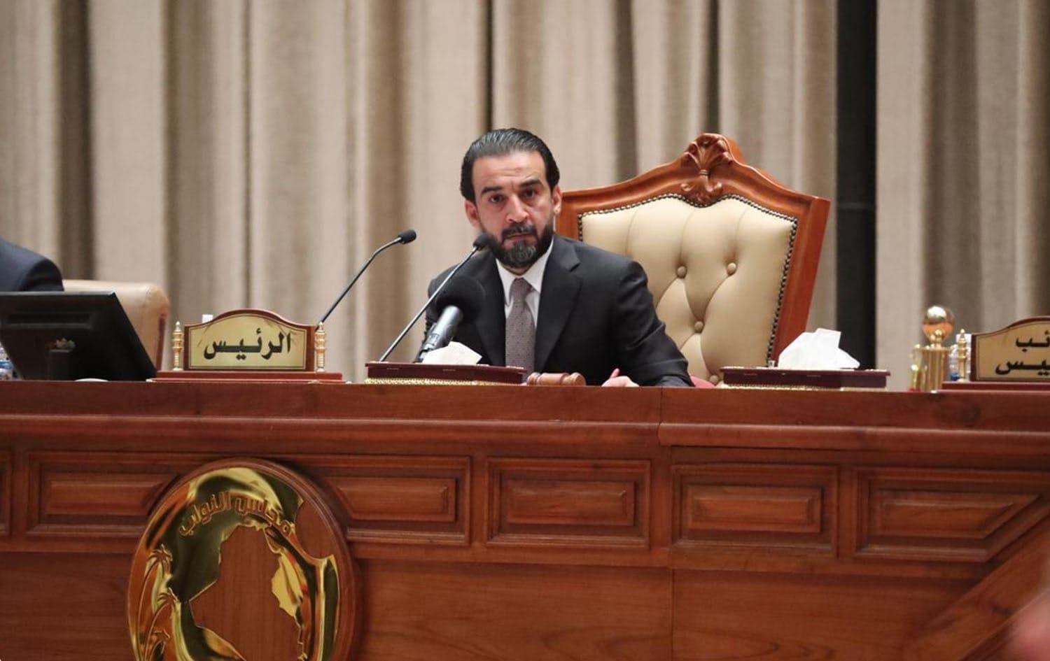 Mohammed al-Halbousi, speaker of the Iraqi parliament. Photo: INA