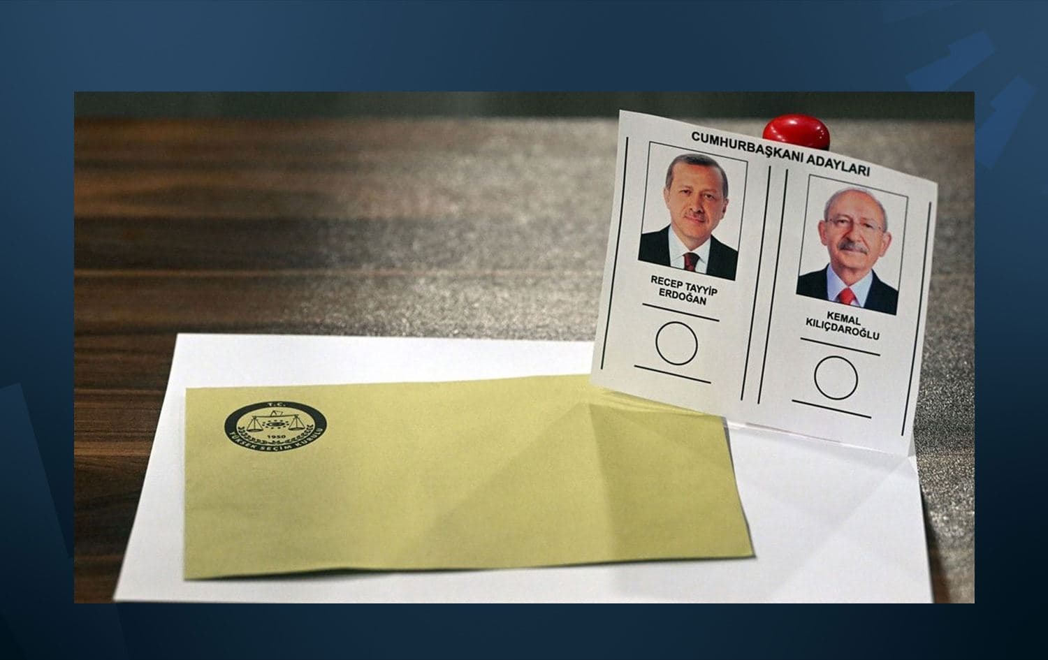 28 Mayıs Cumhurbaşkanlığı Oy pusulası