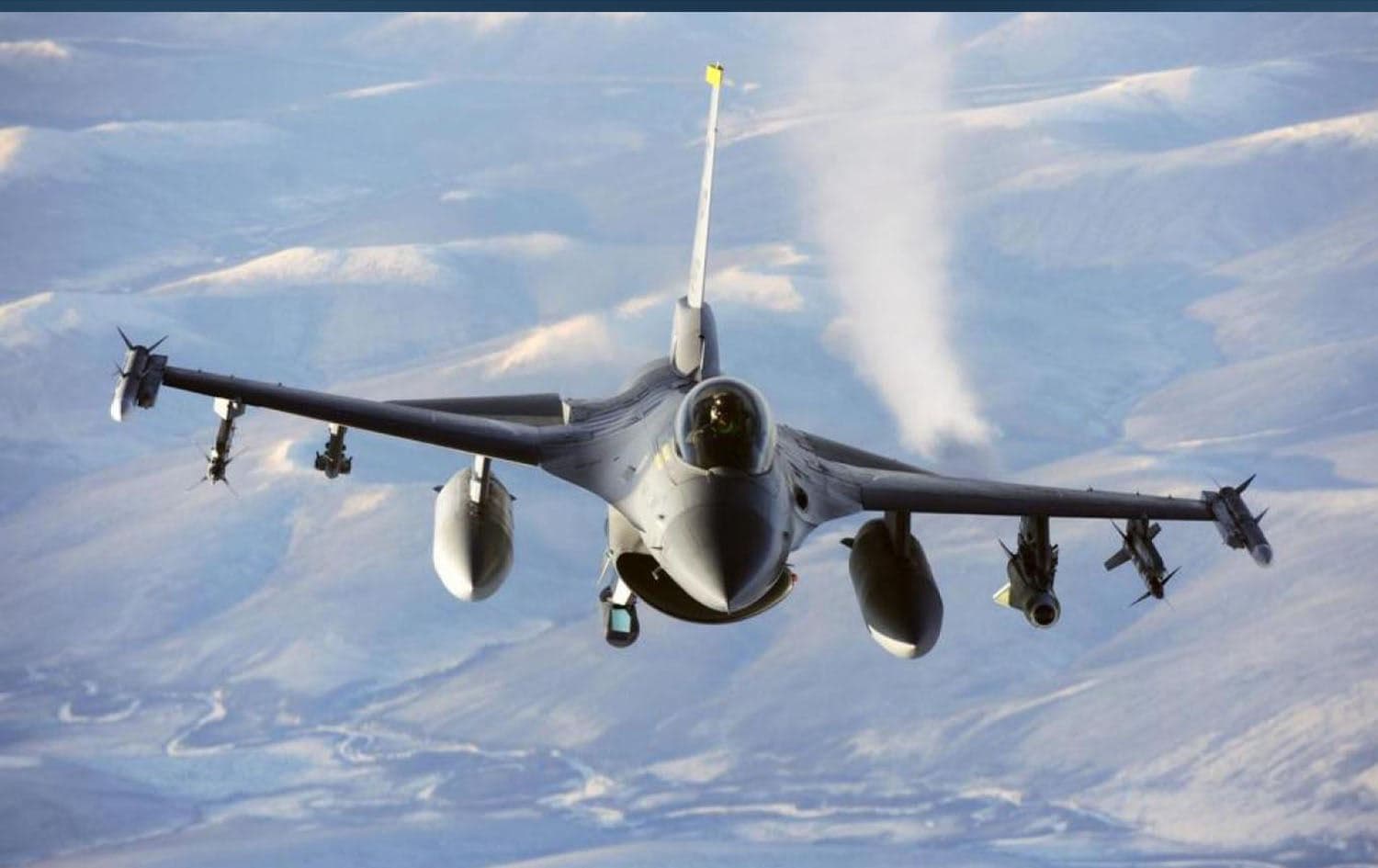 F-16 fighter jet. File photo: AFP