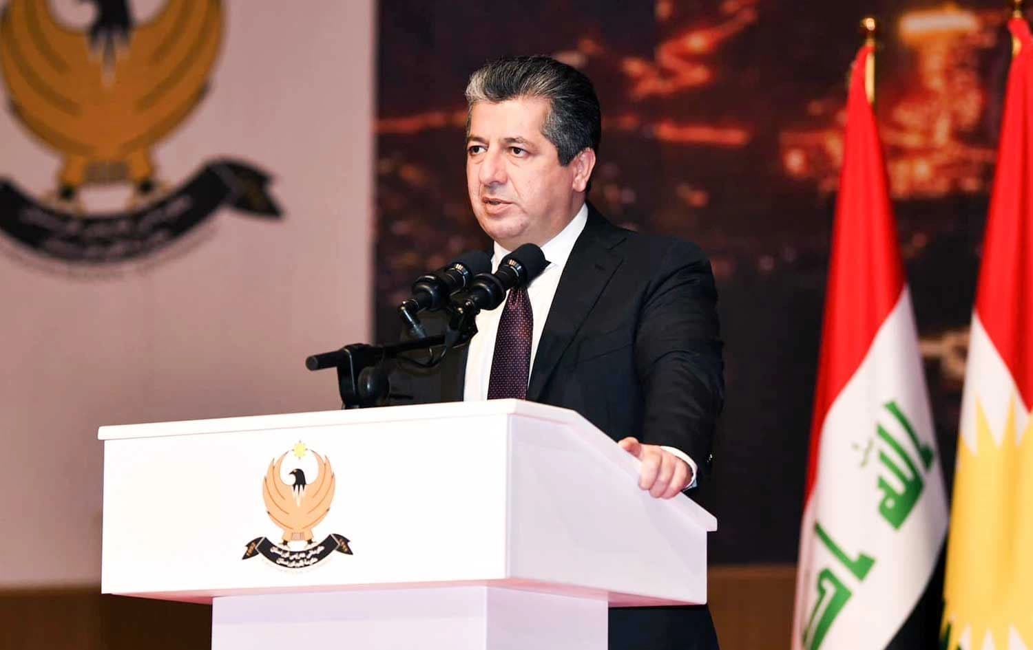 Serokwezîrê Herêma Kurdistanê Mesrûr Barzanî 