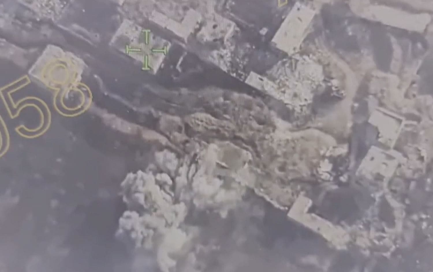 Screengrab released from a video showing the Turkish army striking People’s Protection Units (YPG) positions in northern Syria on June 12, 2023. Photo: Turkish Defense Ministry/Twitter
