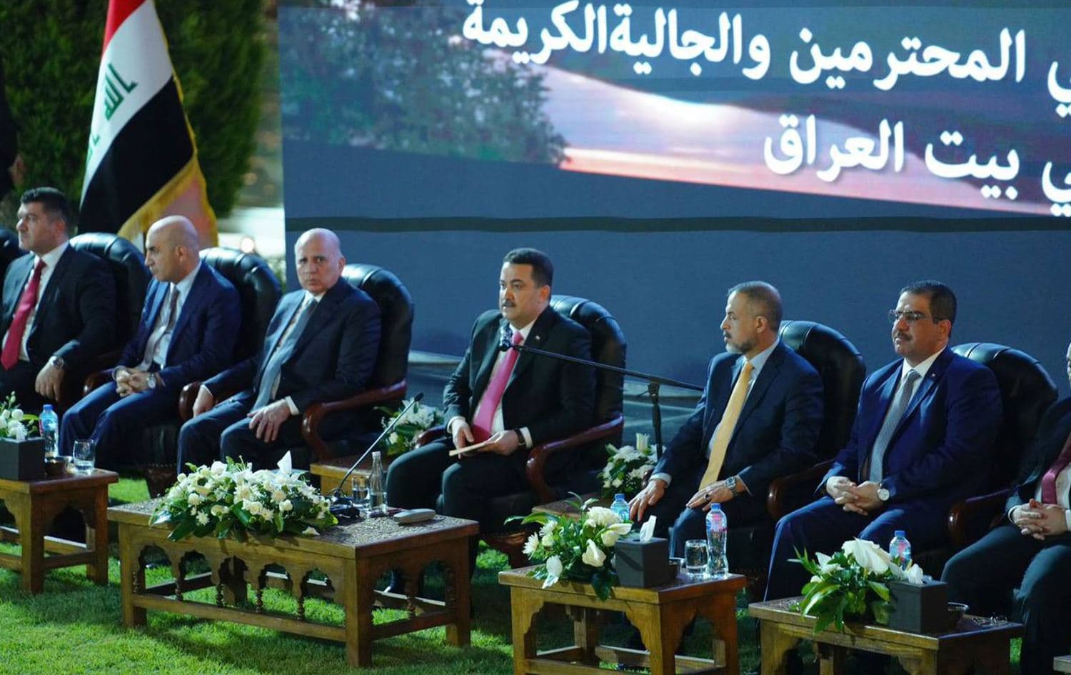 السوداني خلال لقائه الجالية العراقية في مصر