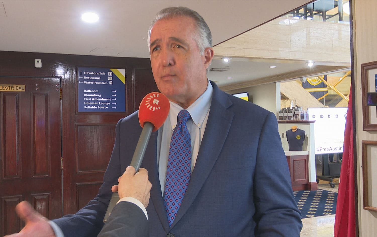 Former US Congressman Trent Franks (R-AZ) speaking to Rudaw's Diyar Kurda in Washington DC on June 22, 2023. Photo: Rudaw