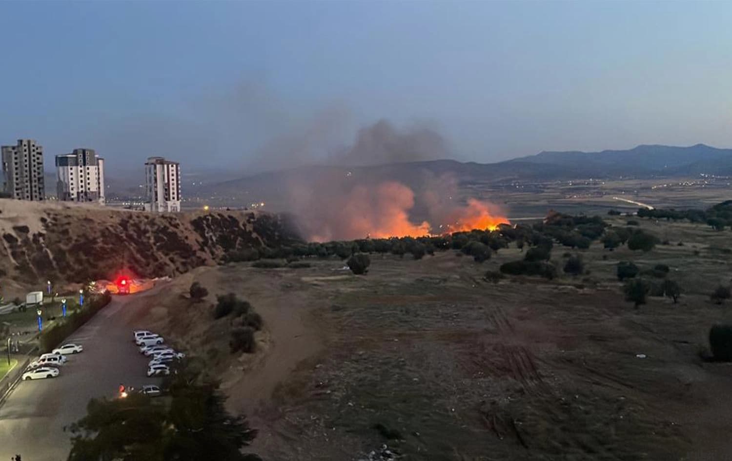 Agirê li daristaneke parêzgeha Mereşê li Bakurê Kurdistanê. Wêne: AA