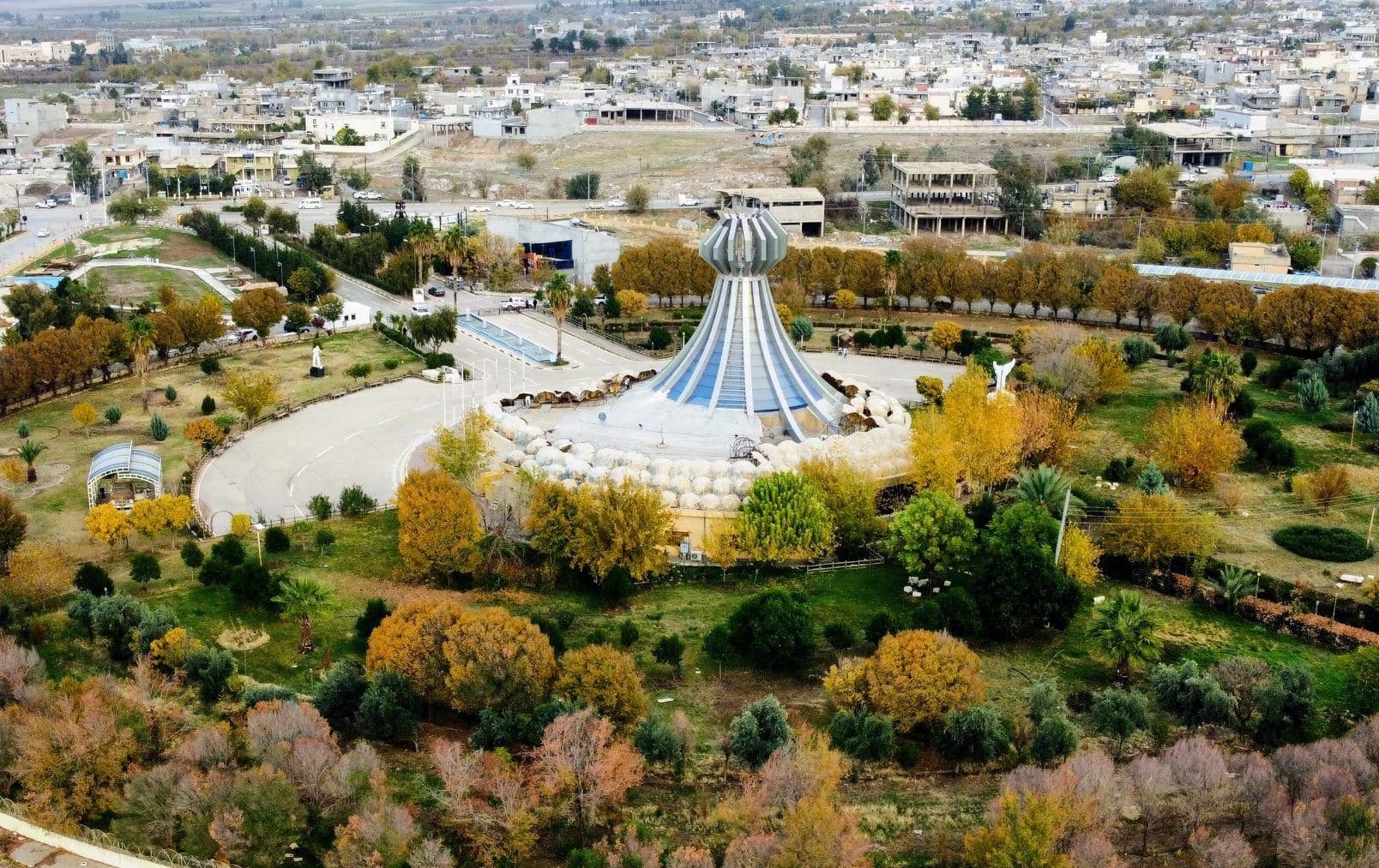 مۆنۆمێنتی شەهیدانی هەڵەبجە. وێنە: بڵند تاهیر - رووداو