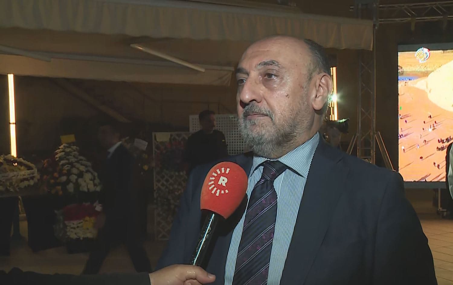 Fawzi Hariri, the chief of staff of the Kurdistan Region presidency speaking to Rudaw on July 23, 2023. Photo: Rudaw/screengrab