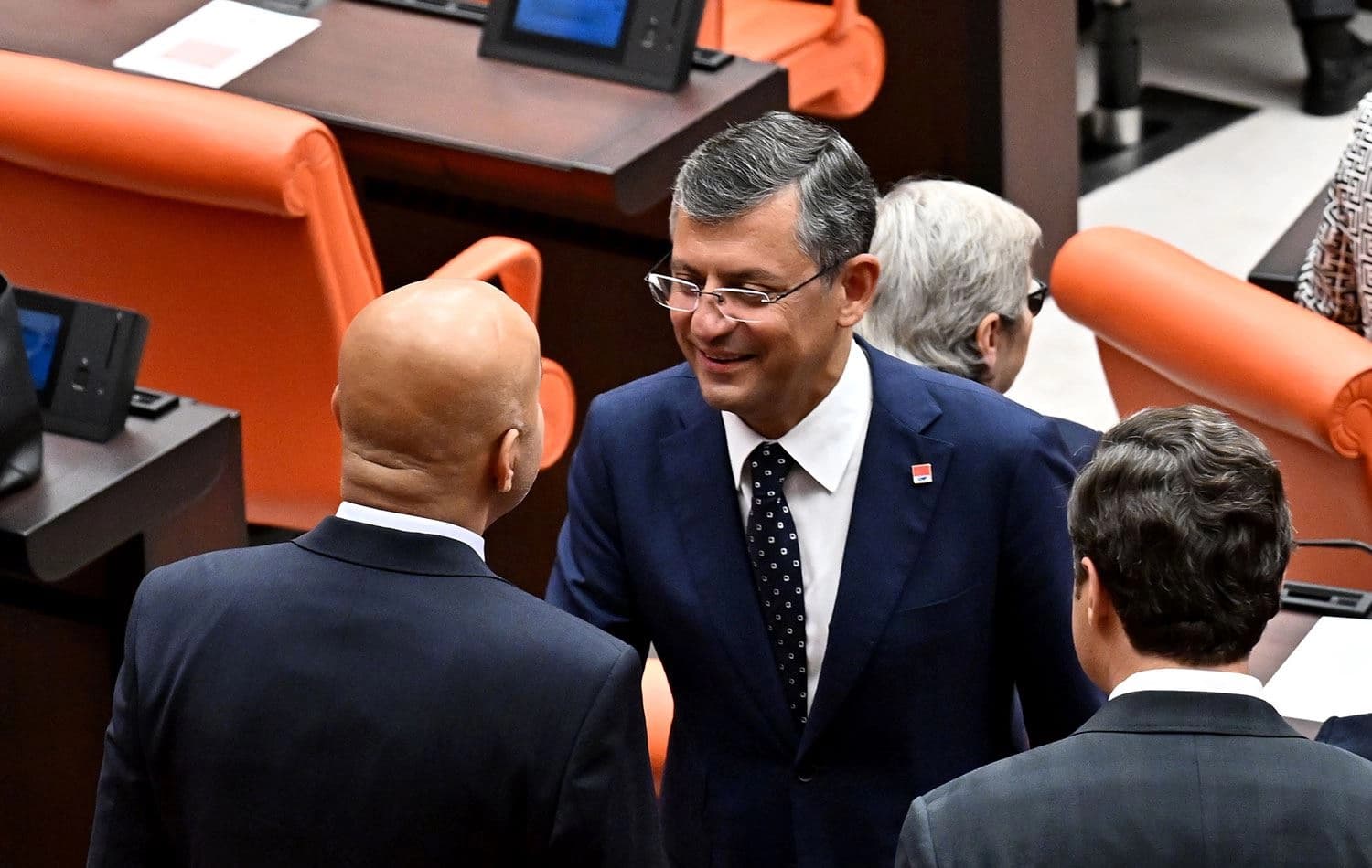 CHP Grup Başkanı Özgür Özel Gene Kurul'a katıldı / AA