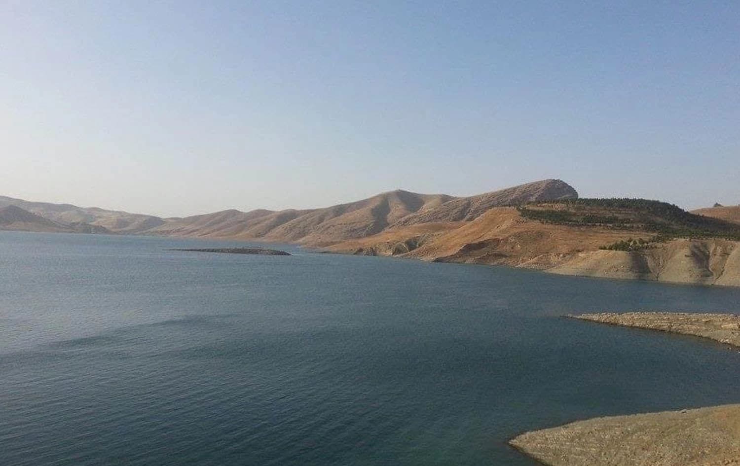 دیمەنێکی بەنداوی توڕە جاف کە کچێکی 17 ساڵ تێیدا خنکا