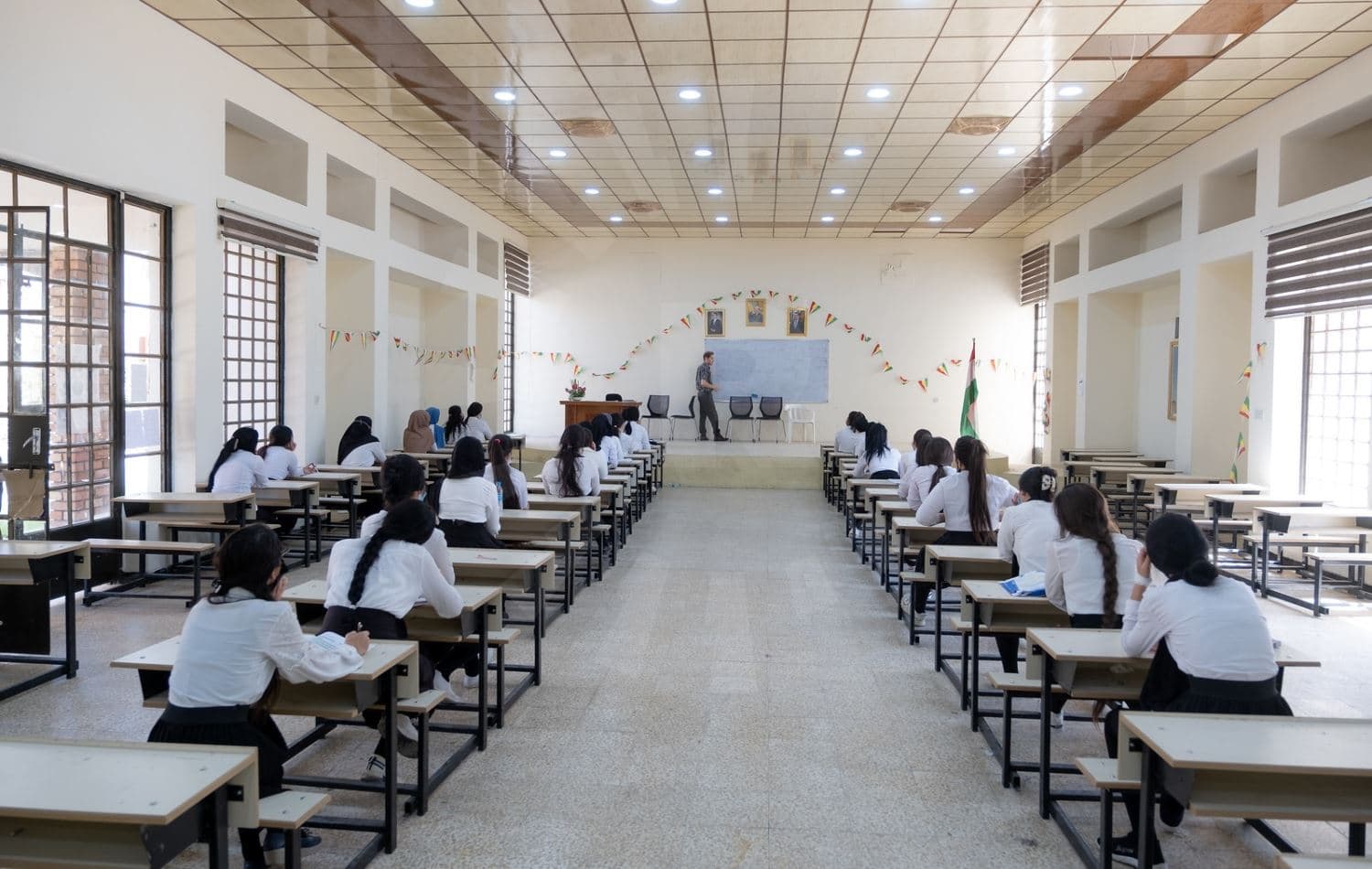  وێنەیەکی ئەرشیڤیی قوتابخانەیەک لە هەولێر لە 16ـی 5ـی 2021، وێنە: بڵند تاهیر - رووداو 