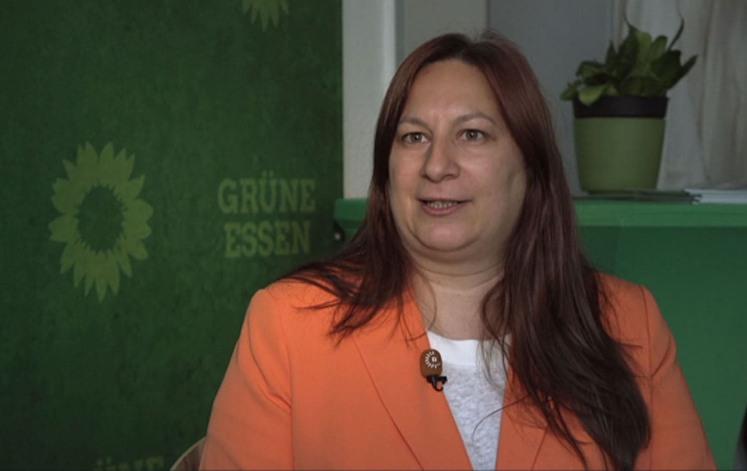 Gonul Eglence, member of the regional parliament of North Rhine-Westphalia speaking to Rudaw on August 11, 2023. Photo: Rudaw