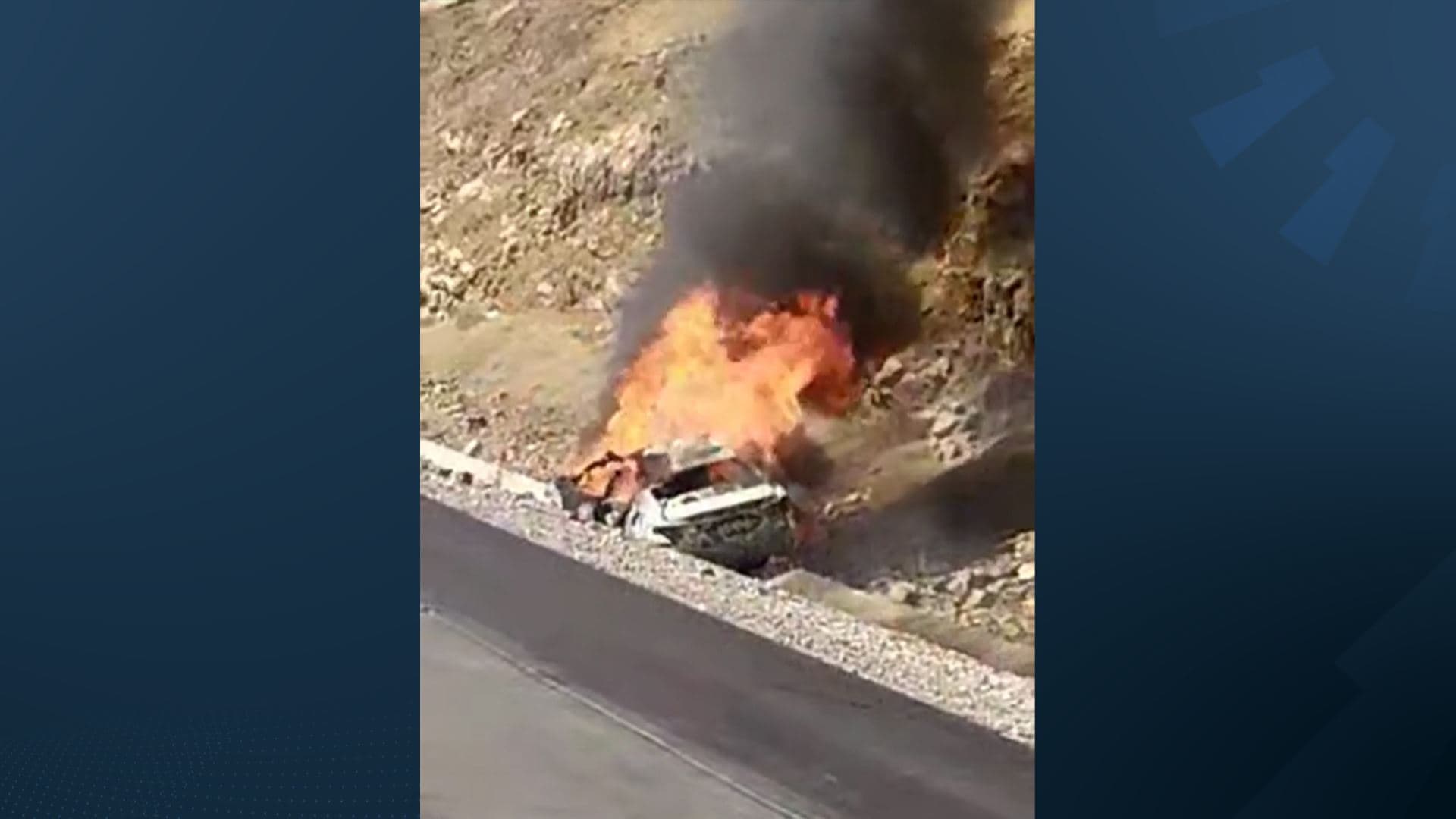 وێنەی ئەو ئۆتۆمبێلەی بە "درۆن" کرایە ئامانج