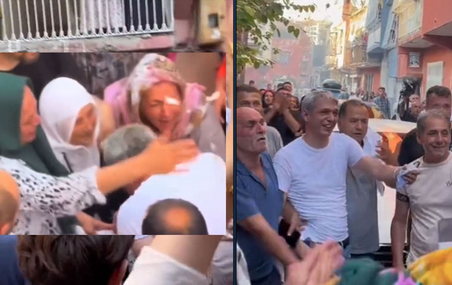32 yıl sonra tahliye olan Esen'in annesi ile buluştuğu anlar