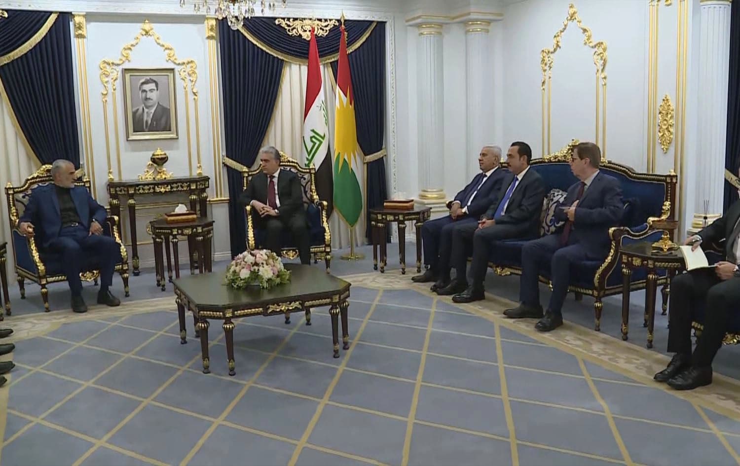 İran’dan gelen üst düzey bir heyet, Kürdistan Bölgesi İçişleri Bakanı ve Erbil Valisi ile bir araya geldi