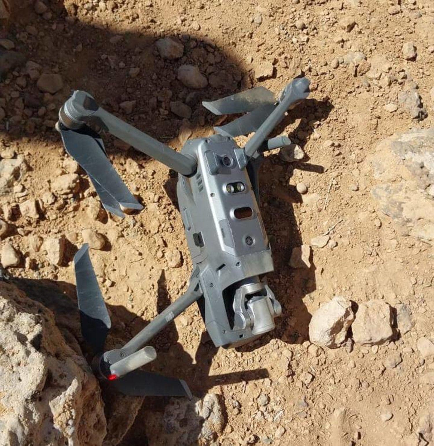 المسيرة التي أسقطت من قبل الجيش الأردني