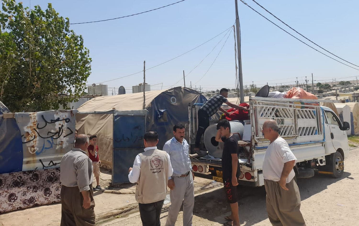 179 Ezidi Kürt aile daha Şengal'e döndü