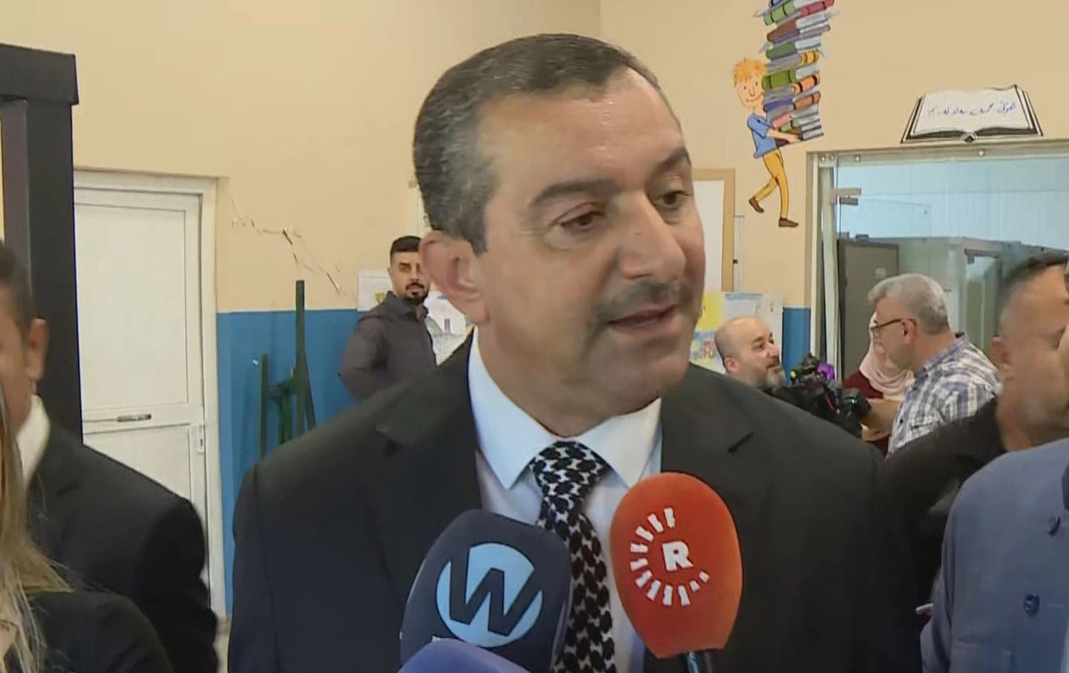 کۆنفڕانسی رۆژنامەڤانیی هەڤاڵ ئەبوبەکر، پارێزگاری سلێمانی. 