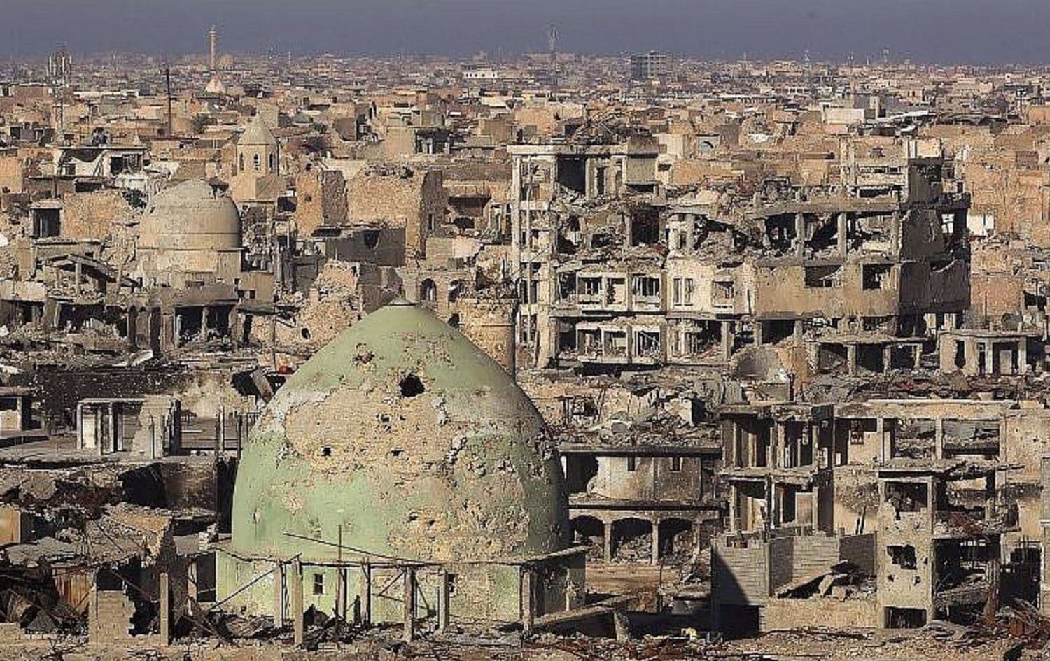 A general view shows Mosul's Old City, on January 8, 2018. Photo: Ahmad Al-Rubaye/AFP