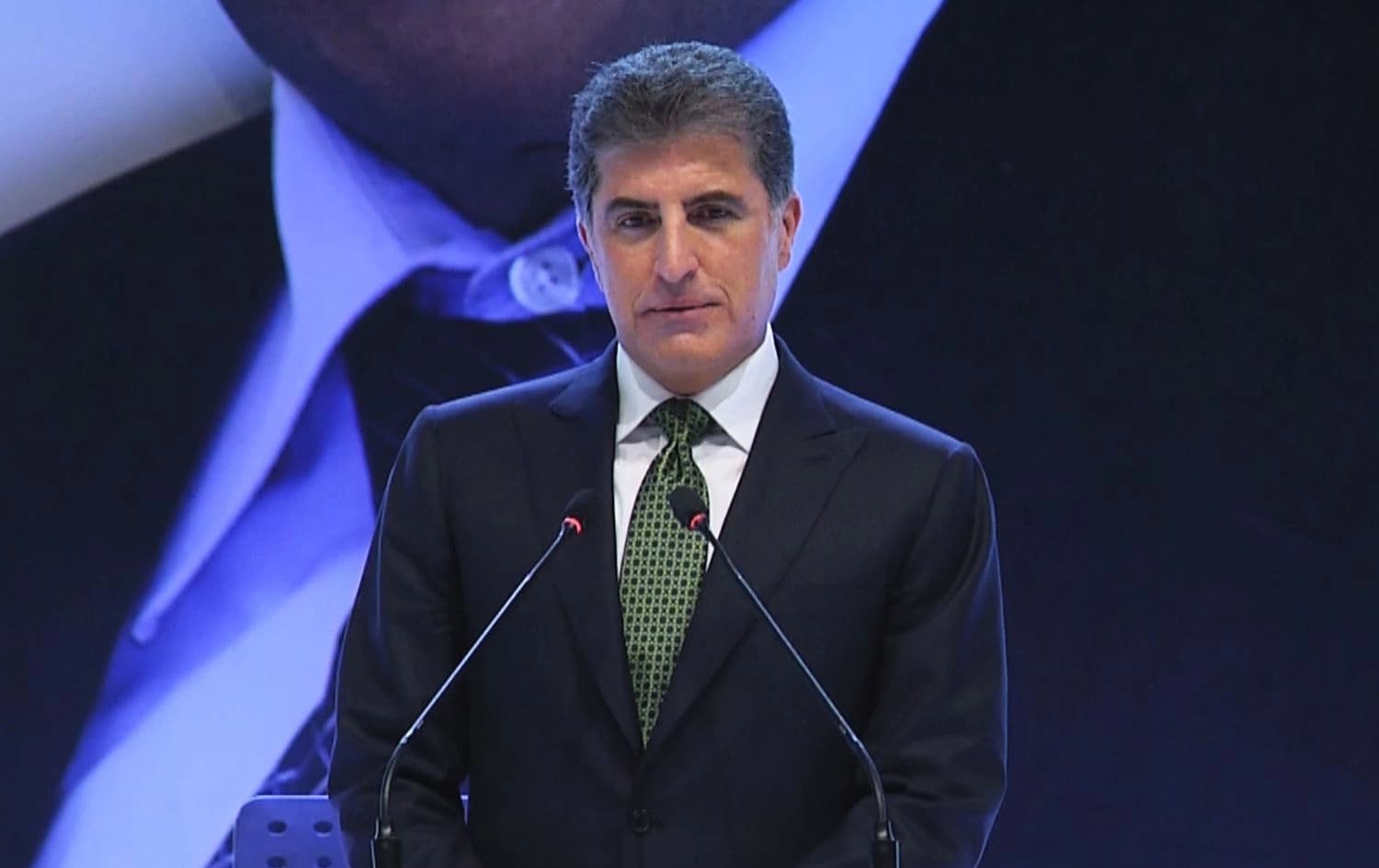 Kürdistan Bölgesi Başkanı Neçirvan Barzani KYB Kongresinde konuştu