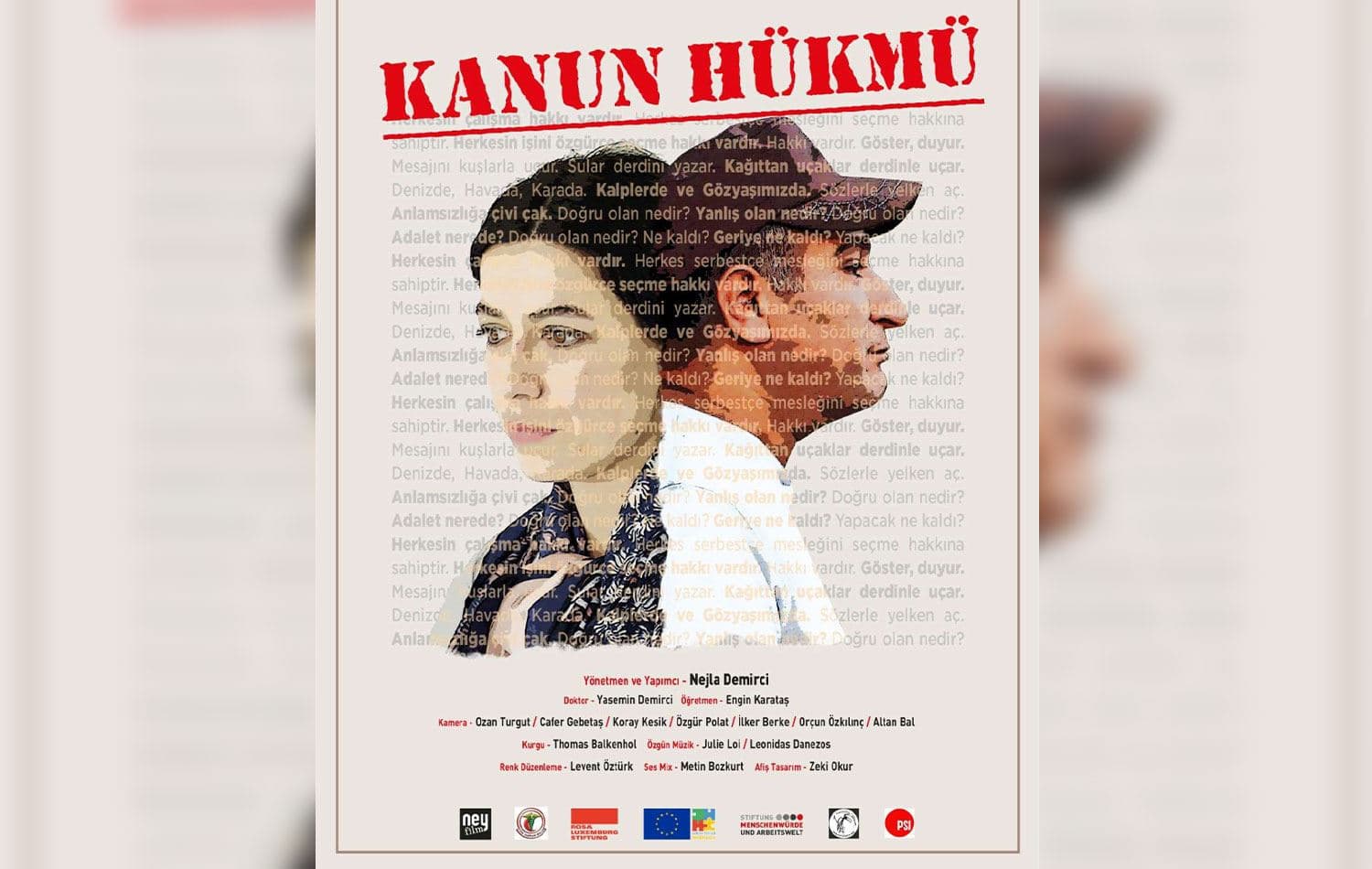 Foto: Kanun Hükmü filminin afişi