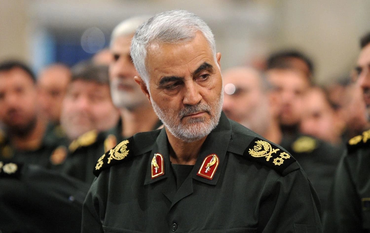 قاسم سولەیمانی، فەرماندەی پێشووی فەیلەقی قودسی سوپای  پاسداران.