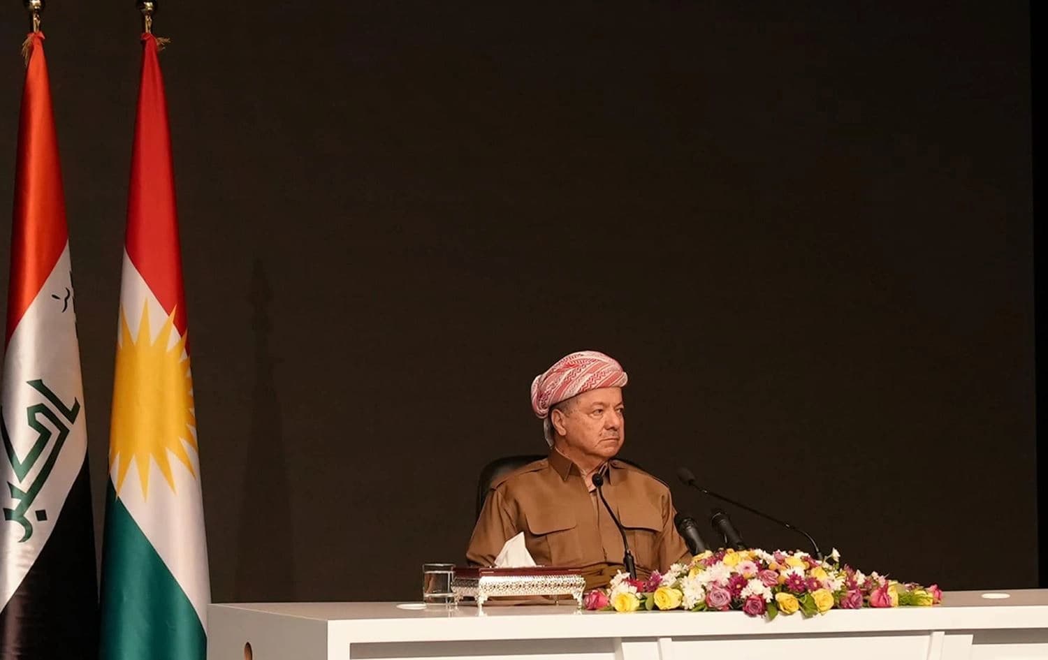 سەرۆک بارزانی لە بادینان. 