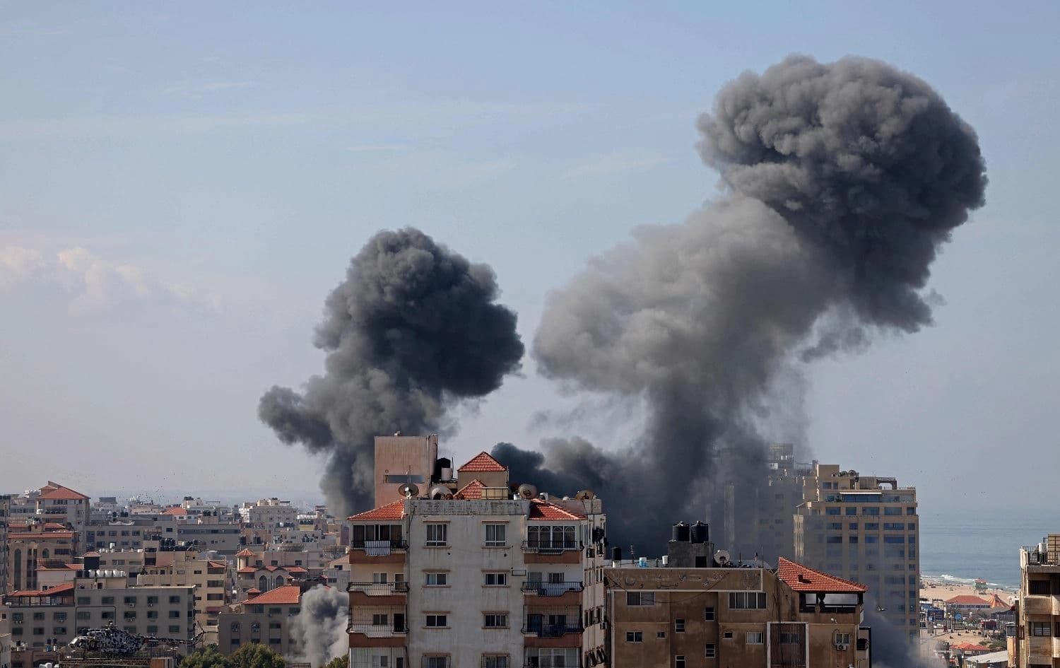Bombebarana Îsraîlê li Xezeyê / Wêne: AFP