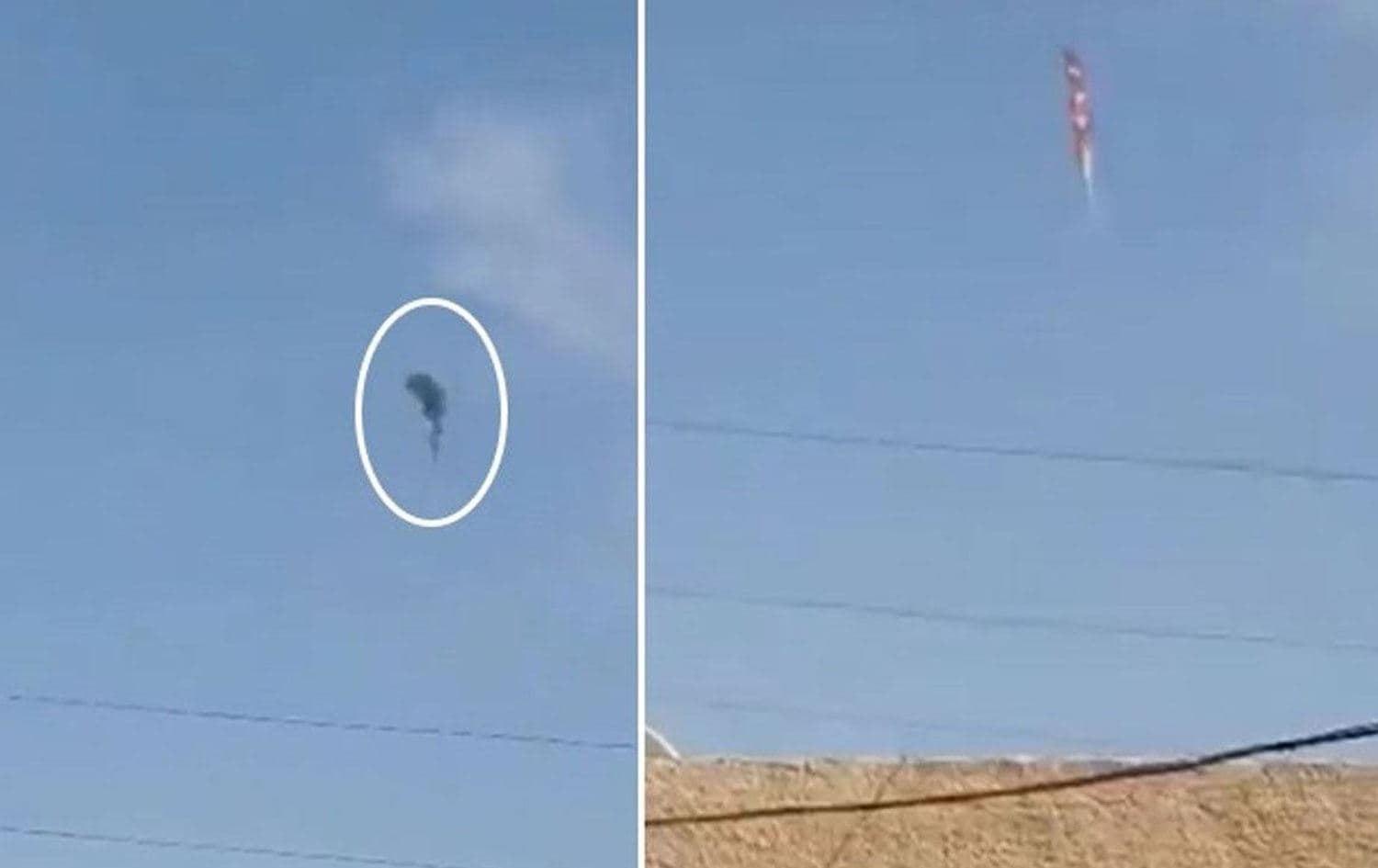 ABD'nin Rojava'da Türk İHA'sını düşürme anı Foto: Ekran alıntısı