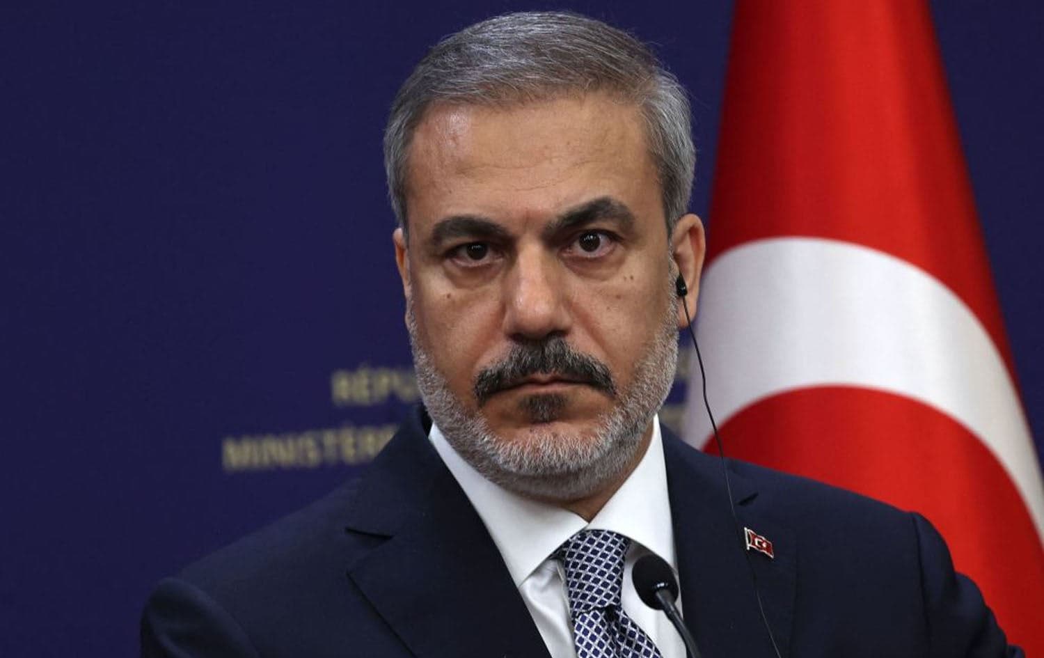 Turkish Foreign Minister Hakan Fidan. File Photo:AFP