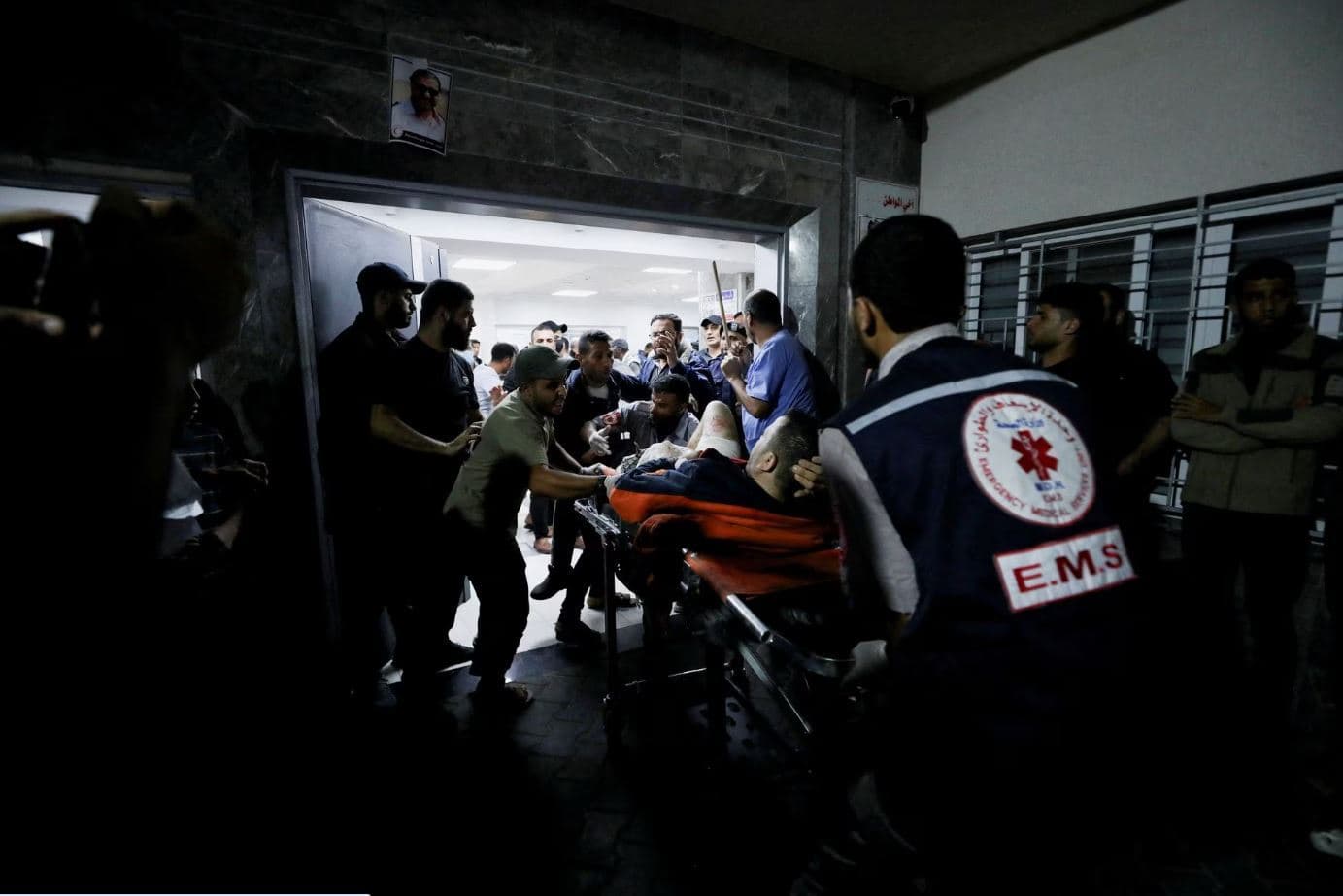 نەخۆشخانەیەکی کەرتی غەززە، وێنە: Reuters