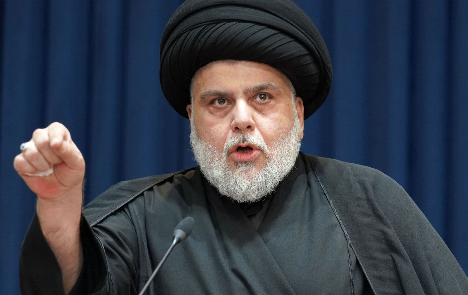 Iraqi top Shiite cleric Muqtada al-Sadr. File Photo: AFP
