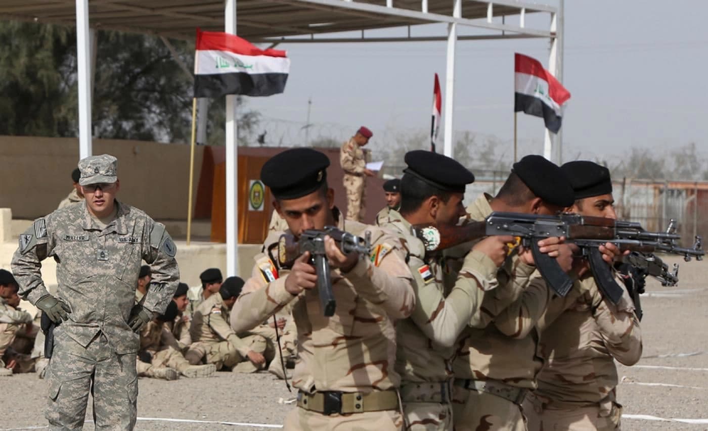 US troops training Iraqi forces. Photo: AFP/file
