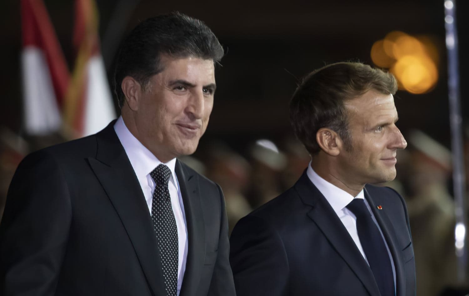 Başkan Neçirvan Barzani ile Fransa Cumhurbaşkanı Emmanuel Macron