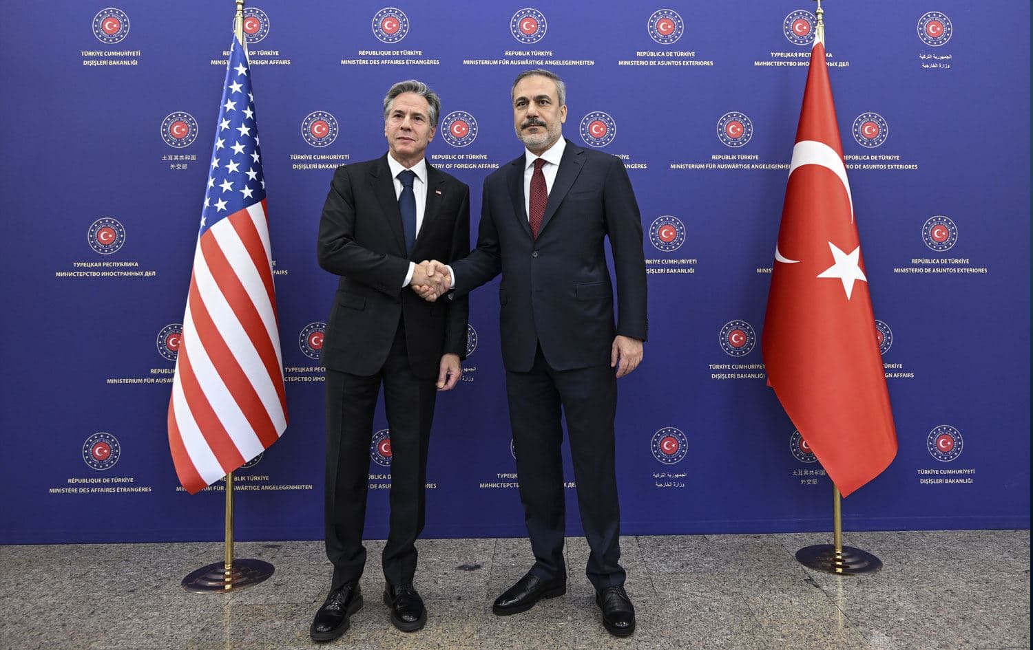 Türkiye Dışişleri Bakanı Hakan Fidan, Türkiye'yi ziyaret eden ABD'li mevkidaşı Antony Blinken ile bir araya geldi / Foto: AA