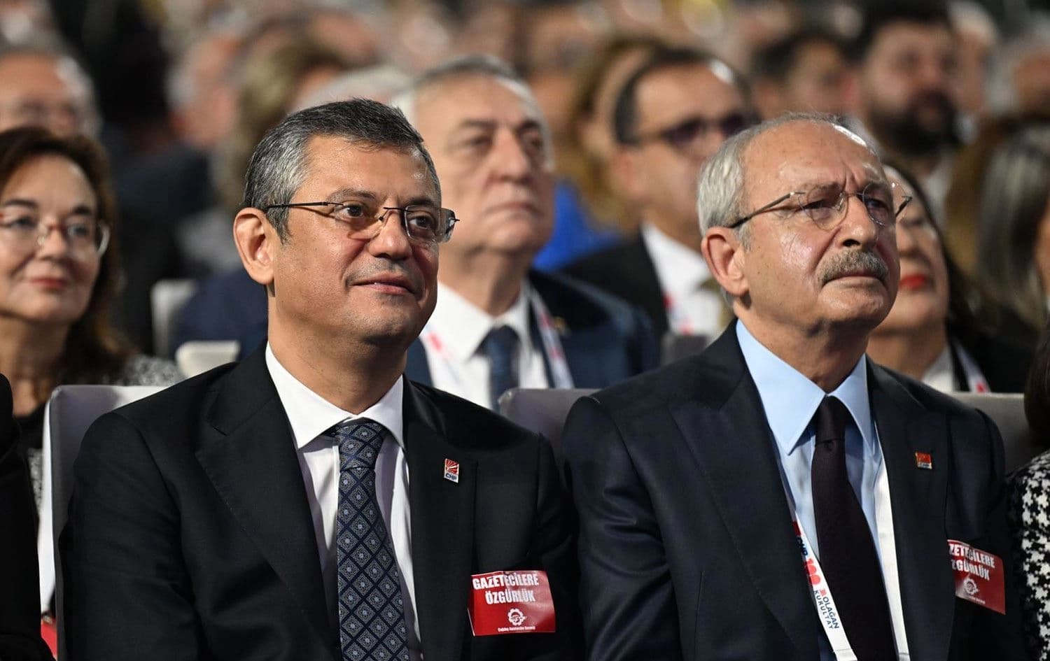 CHP'nin yeni Genel Başkanı Özgür Özel ve Kemal Kılıçdaroğlu