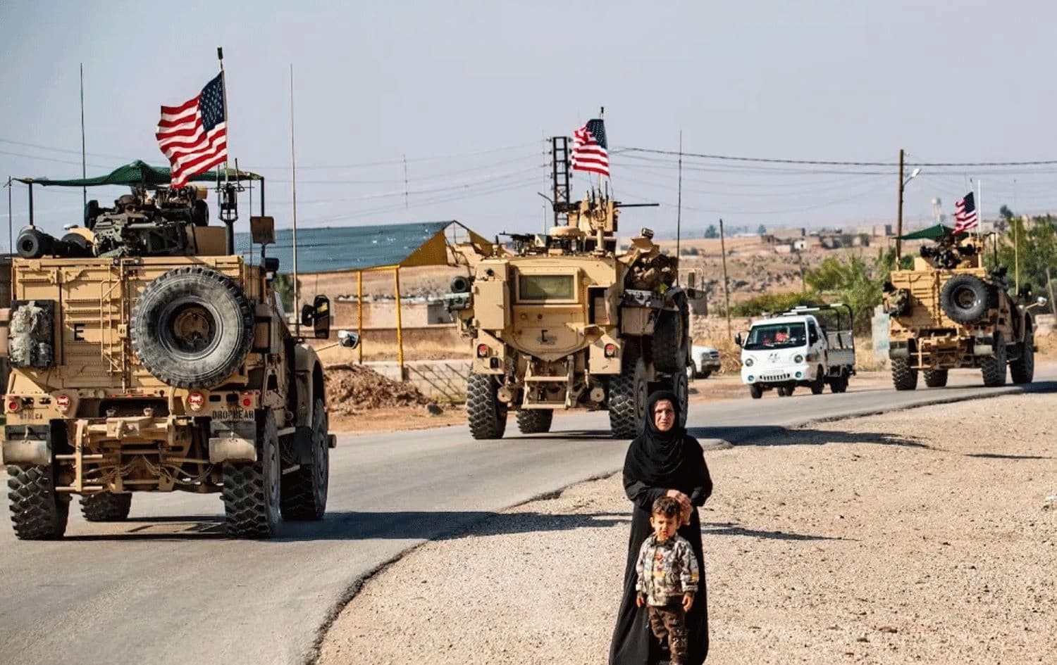 Hêzên Amerîkayê yên li Sûriyeyê / Wêne: AFP