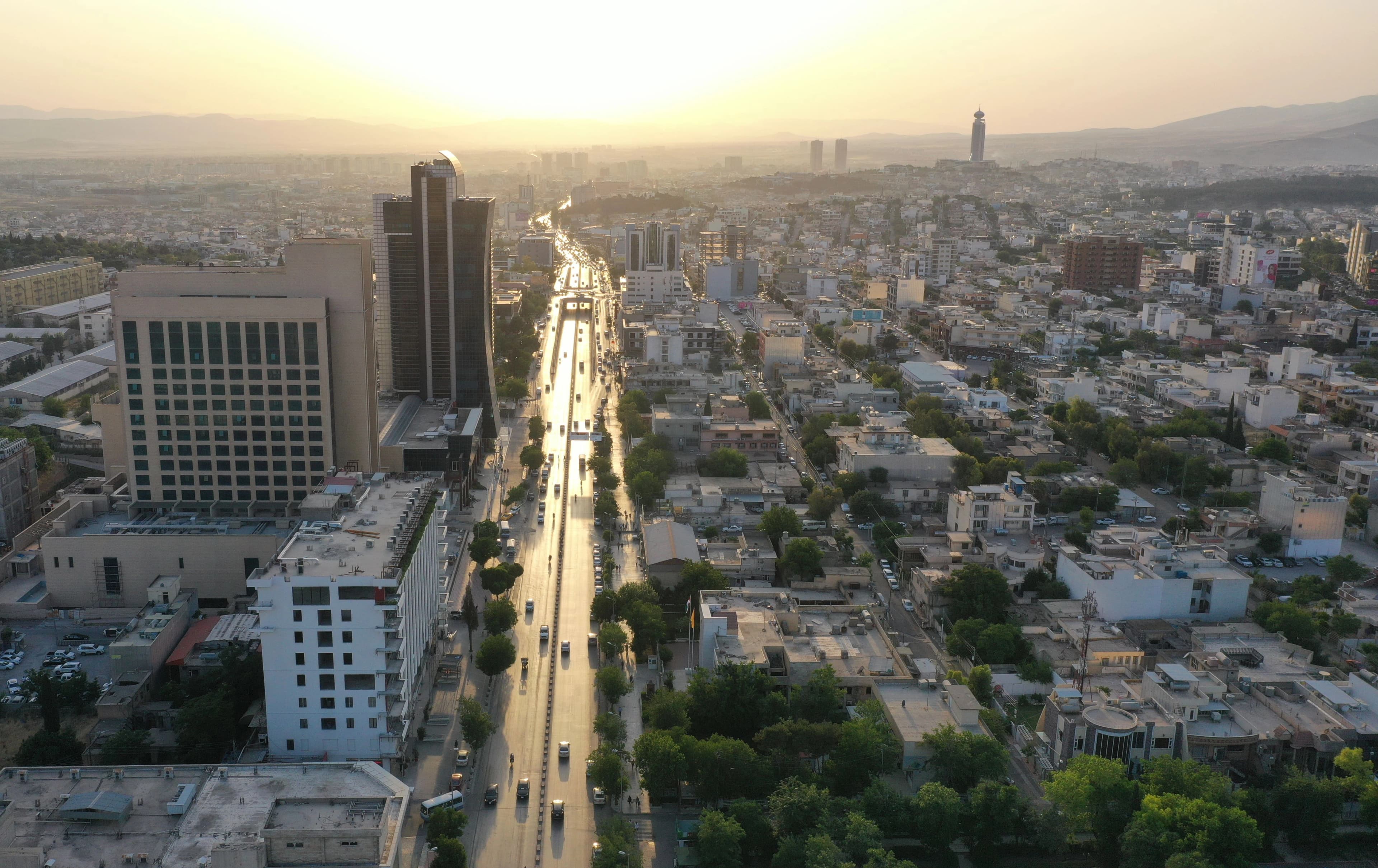 دیمەنی شاری سلێمانی. وێنە: رووداو