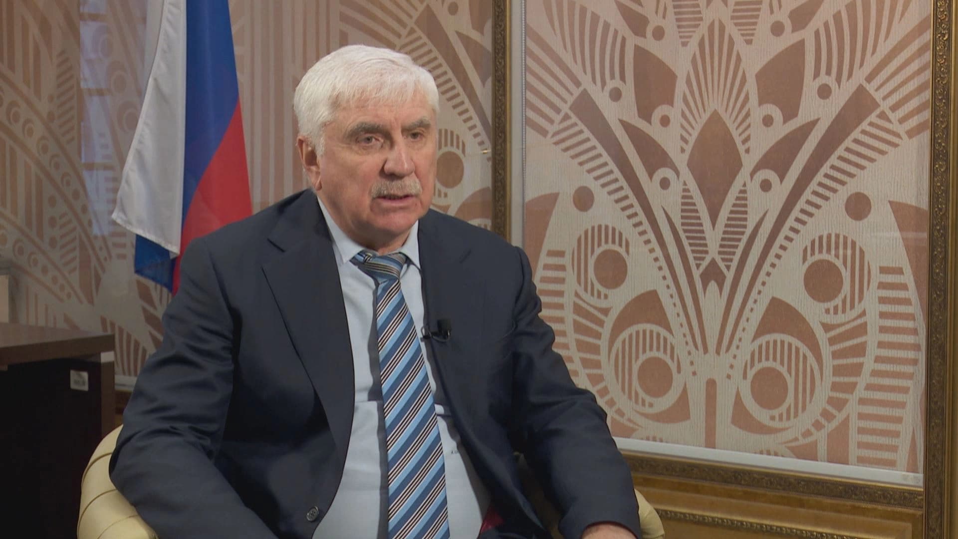 Alexey Chepa speaking to Rudaw in November 2023. Photo: Rudaw