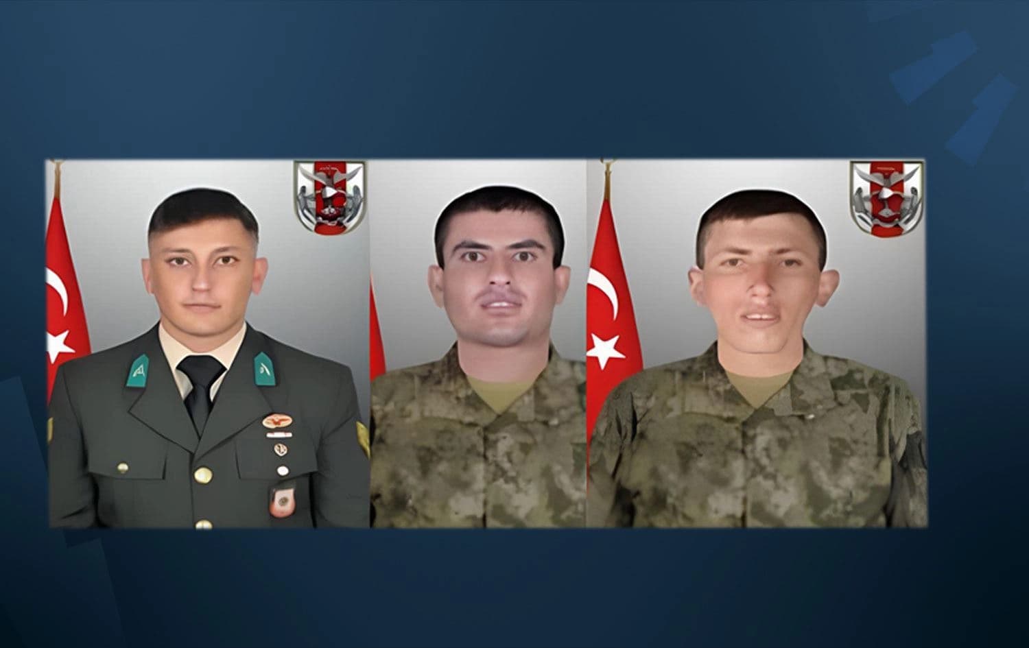 ئەو سێ سەربازەی تورکیا کە لە هەرێمی کوردستان کوژراون