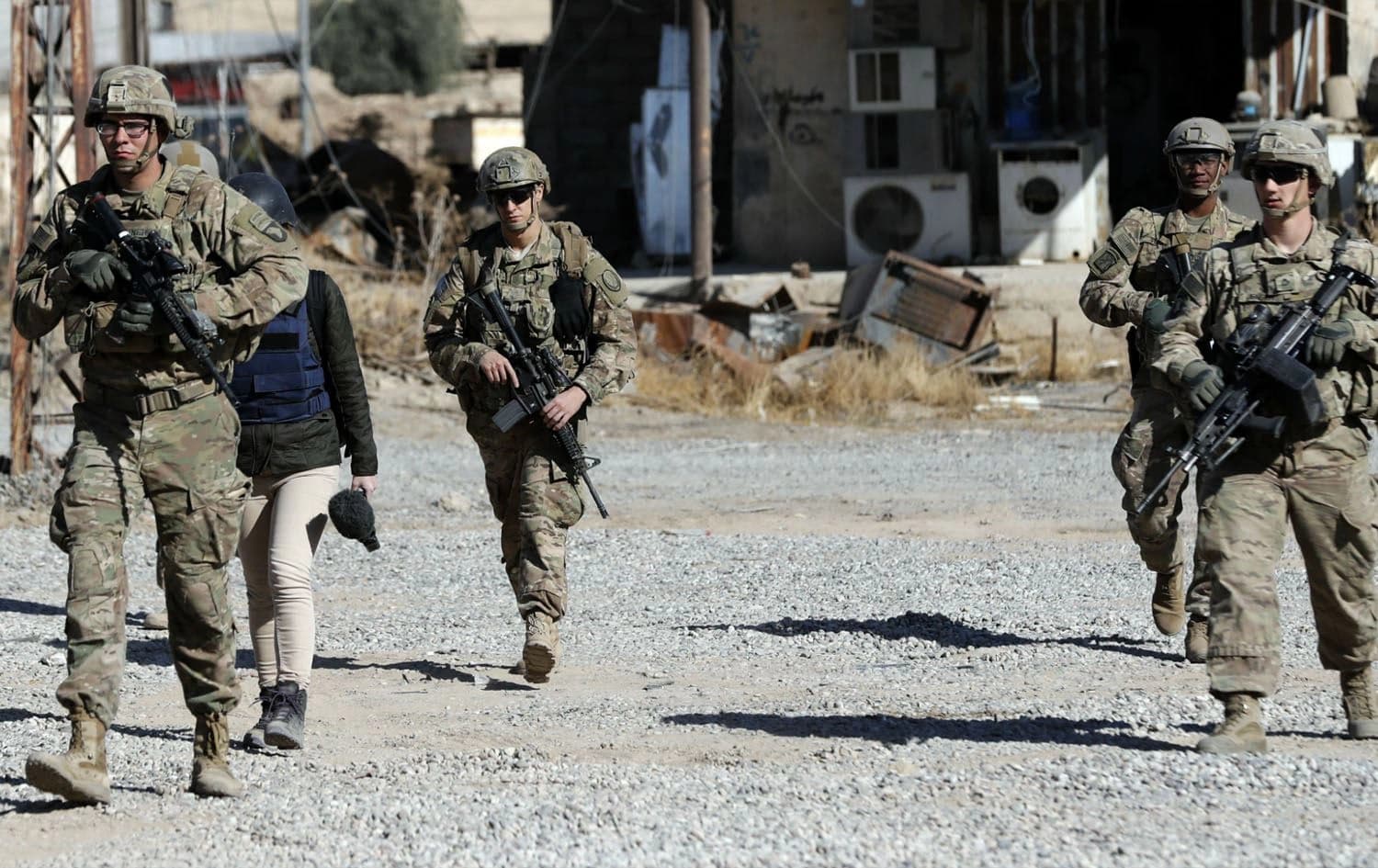 US troops in Iraq. File Photo: AFP
