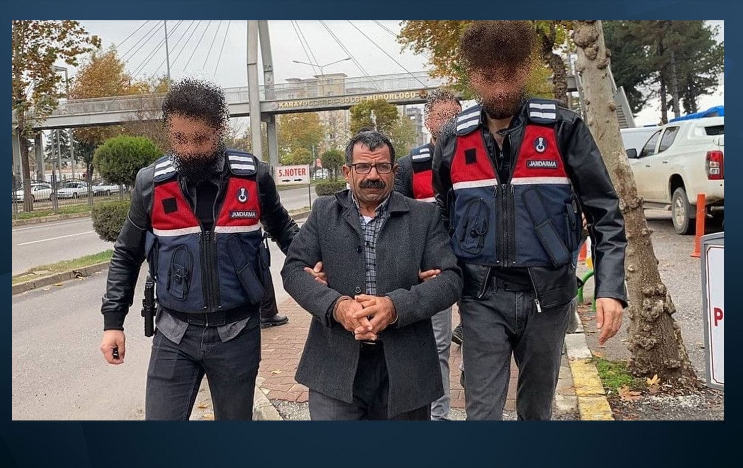 زێکی ماناس، هاوسەرۆکی دەبەپە دوای دەستگیرکردنی، وێنە: AA