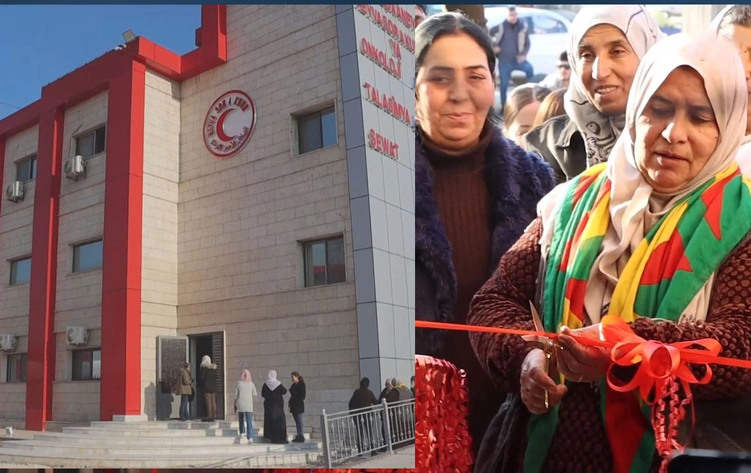 Li bajarê Qamişloyê nexweşxaneya çareseriya penceşêrê hate vekirin: Wêne: ANHA