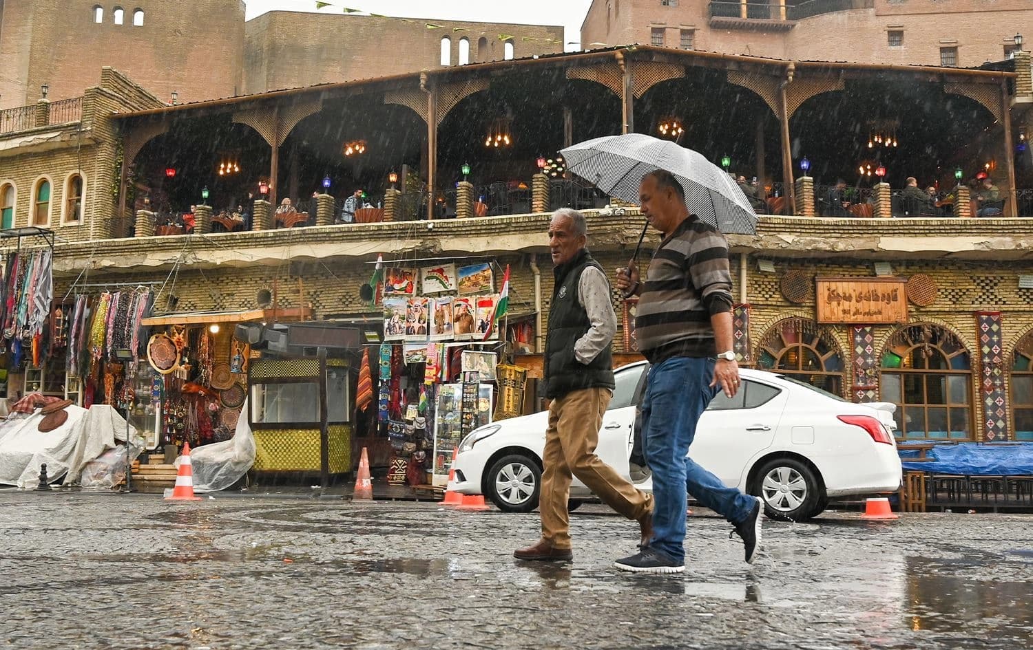 کەشێکی باراناوی لە هەولێر، وێنە: بڵند تاهیر - رووداو