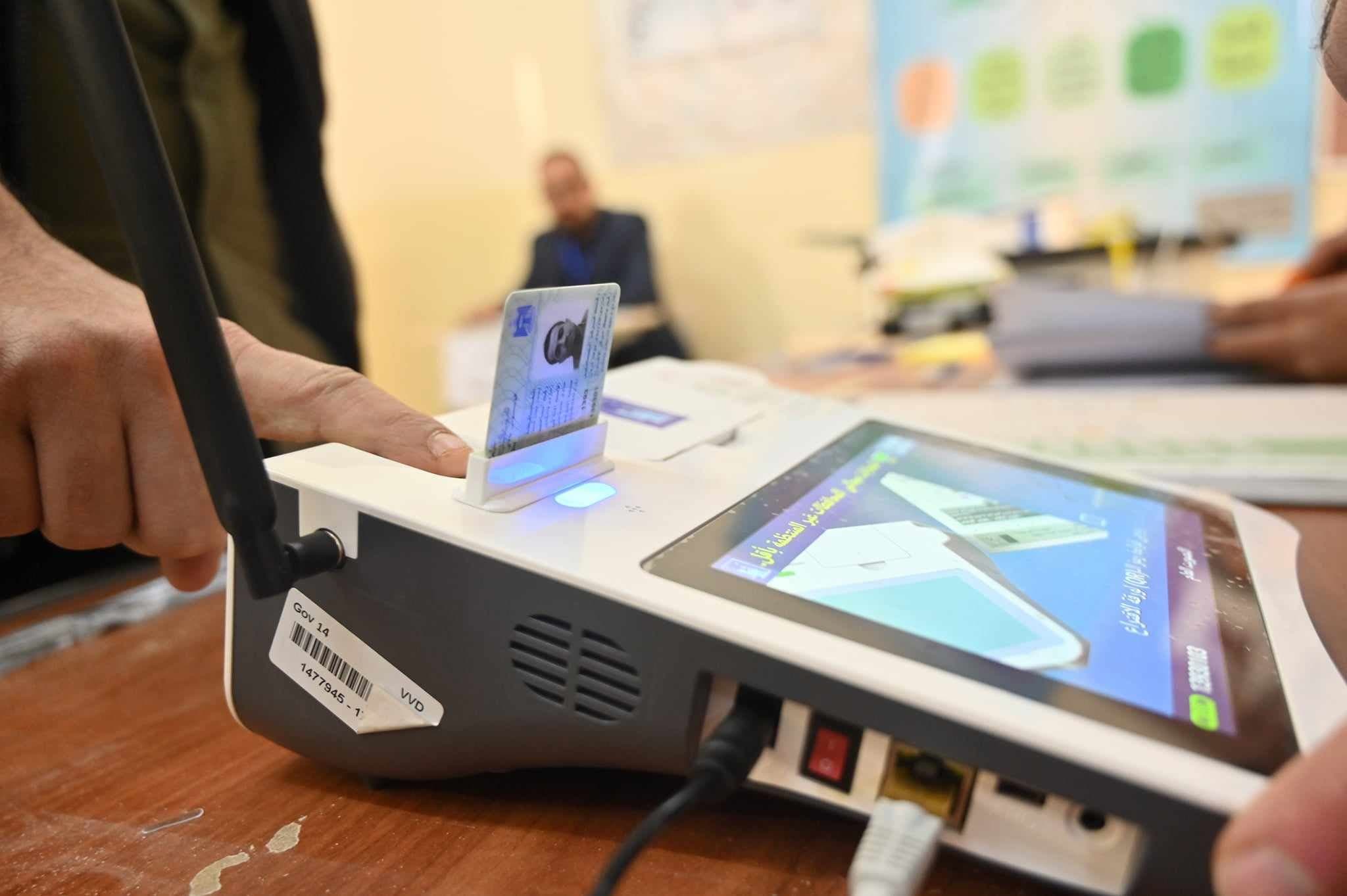 A polling station in Kirkuk on December 18, 2023. Photo: Rudaw
