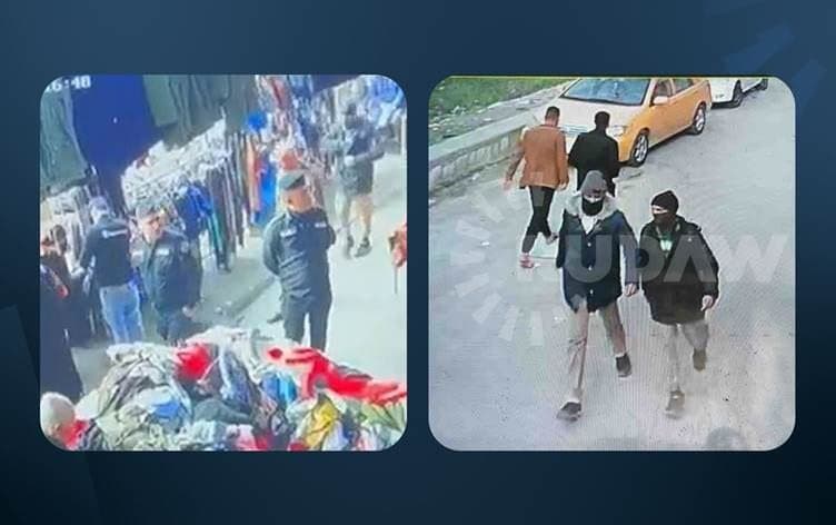 صورة للشرطيين والمسلحيّن الاثنين اللذين نفذا الهجوم بكركوك
