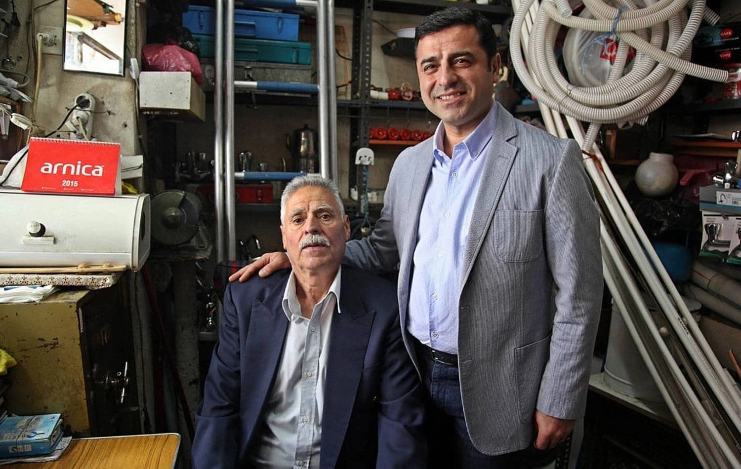 Demirtaş ve babası / Arşiv