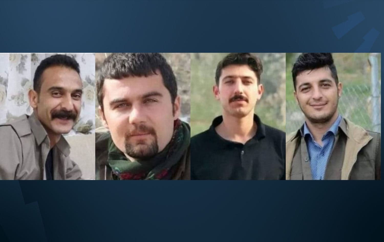 Çar ciwanên ku cezayê îdamê li wan hatiye birîn / Wêne: Rûdaw Grafîk