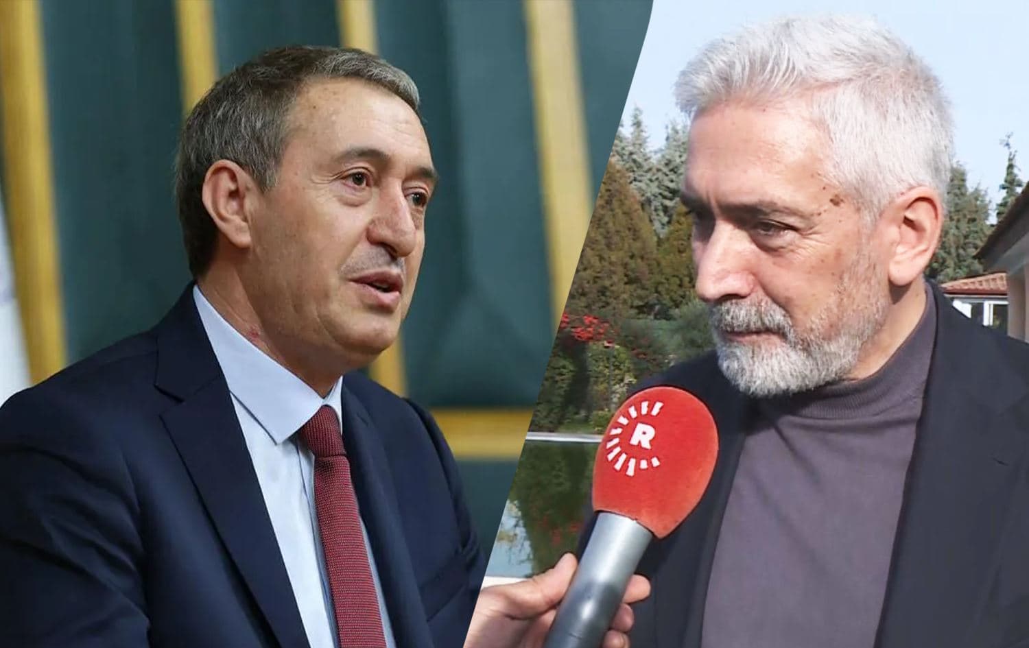 DEM Parti Eş Başkanı Tuncer Bakırhan ve AK Parti Diyarbakır Milletvekili Galip Ensarioğlu